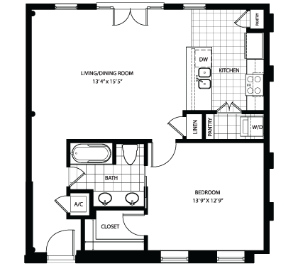 Floorplans - Unit 103